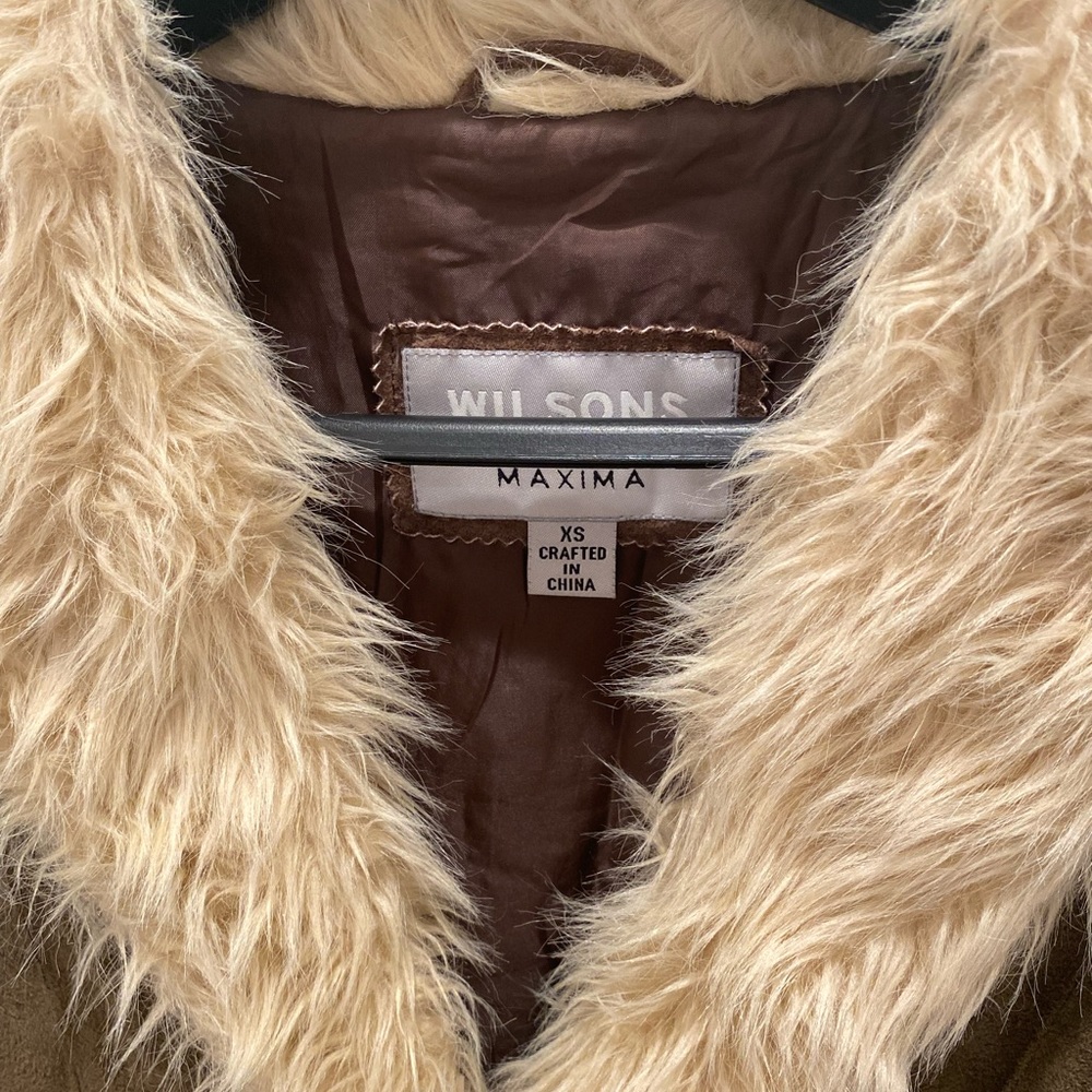 Women leather coat